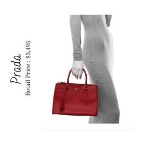 Prada $3,495  Galleria Saffiano Large Leather Bag 100% Authentic